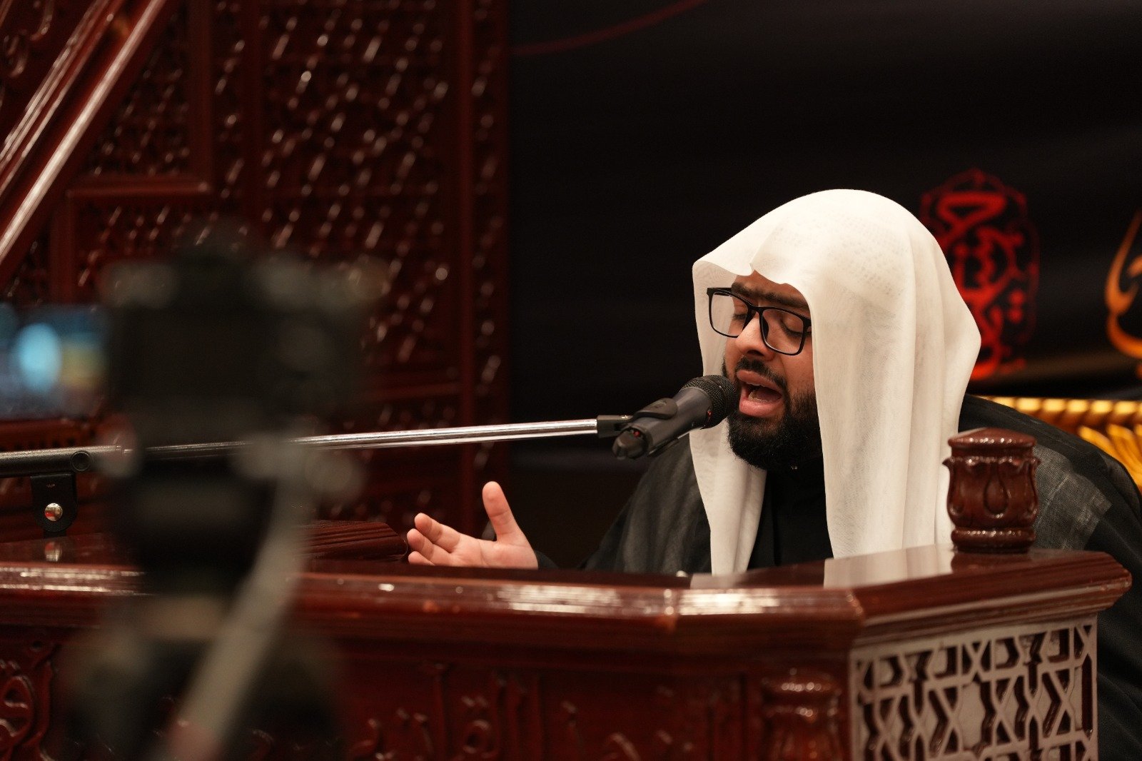التغطية المصورة لمحاضرة الشيخ حسين سلطان  ليلة 8 محرم 1448 هـ (30)