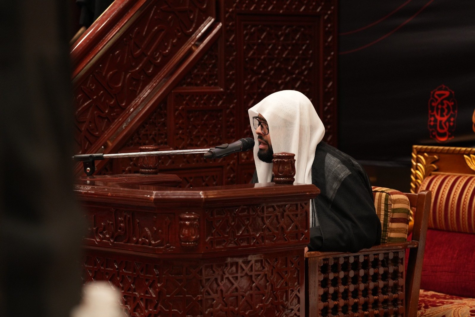 التغطية المصورة لمحاضرة الشيخ حسين سلطان  ليلة 8 محرم 1448 هـ (34)