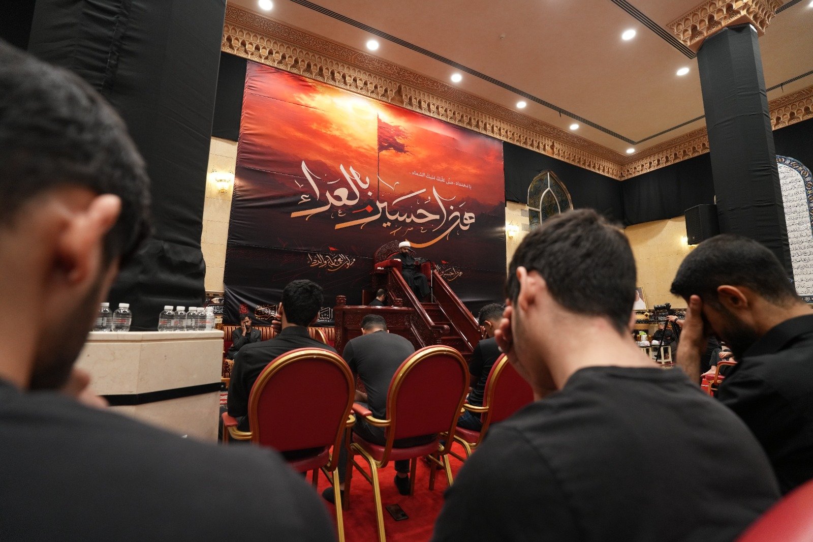 التغطية المصورة لمحاضرة الشيخ حسين سلطان  ليلة 8 محرم 1448 هـ (39)