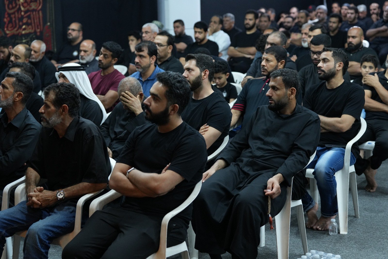 التغطية المصورة لمحاضرة الشيخ حسين سلطان  ليلة 8 محرم 1448 هـ (8)